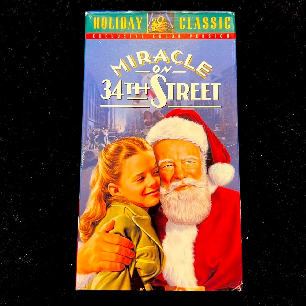 🌞 Fox Miracle on 34th Street Exclusive Color Version Classic 1947 VHS Vi…